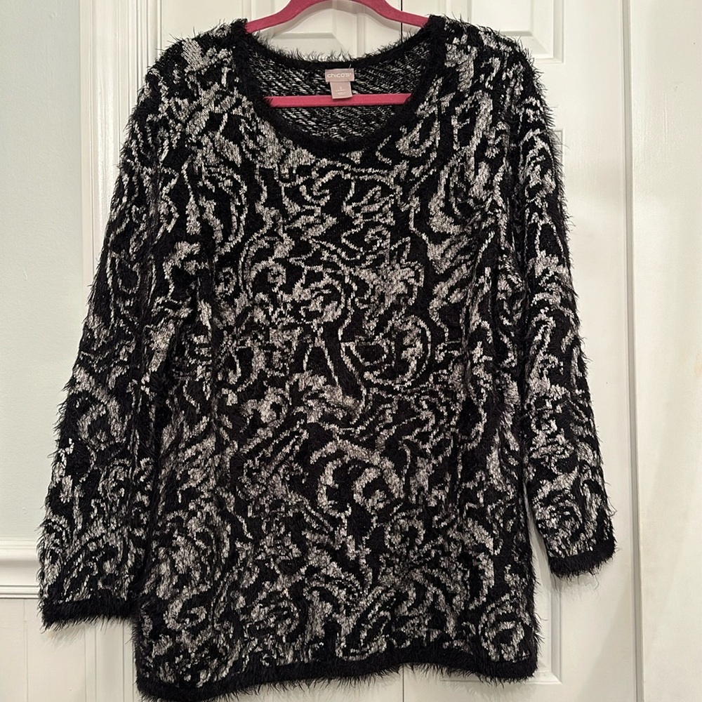 Chico’s Fuzzy Sweater